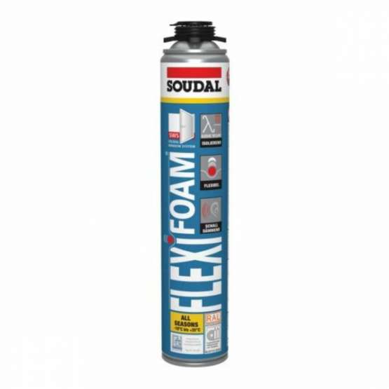 Soudal Flexifoam hochelastischer PU Fensterschaum 750ml fr Pistole