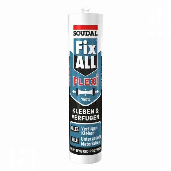 Soudal Fix All Flexi 1K Fugen- und Klebdichtstoff 470g Kartusche, schwarz