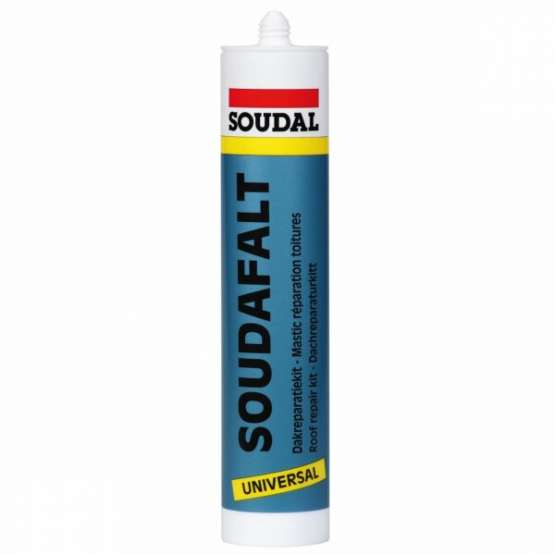 Soudal Soudafalt Reparaturdichtstoff auf Bitumen-Basis 310ml Kartusche schwarz