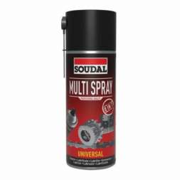 Soudal Multispray mit 8-facher Wirkung 400ml Dose, weiss